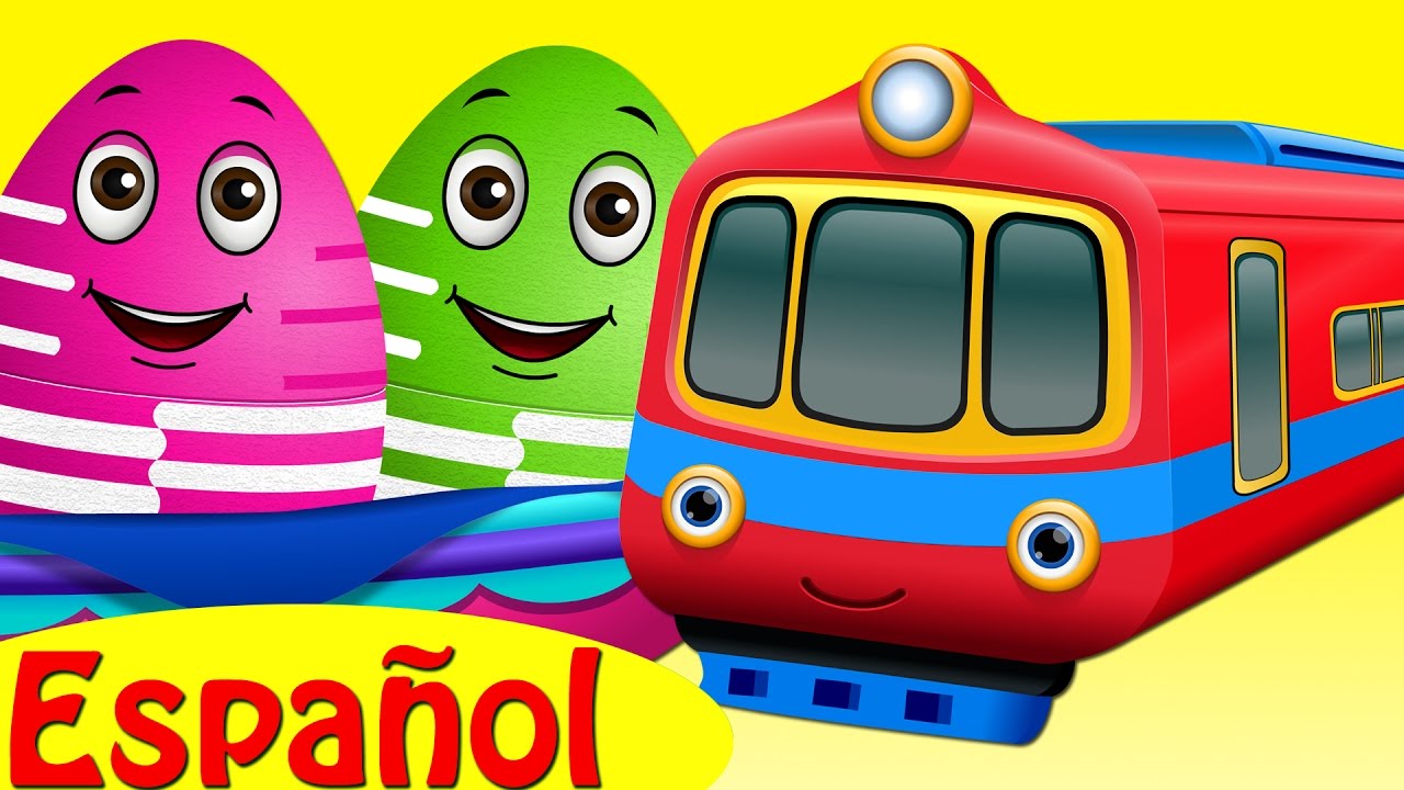 ⁣Huevos Sorpresas - Vehículos de Transporte Público para Niños | Avión, Tren & más | ChuChu TV