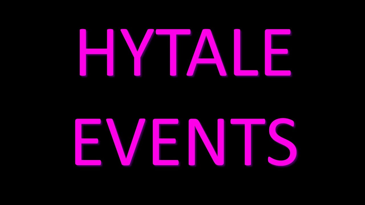 Events Tutorial | Beginner Hytale Modding - YouTube