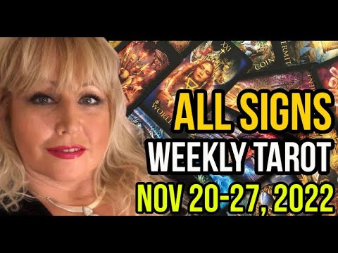 Weekly Tarot Card Reading November 20-27 2022 by Alison Prescott All Signs #tarot #zodiac #in5d