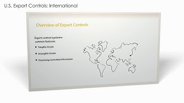 U.S. Export Controls International