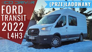 Ford Transit L4H3 2022 - TEST PL - 2.0 EcoBlue 130 KM vs pełna paka