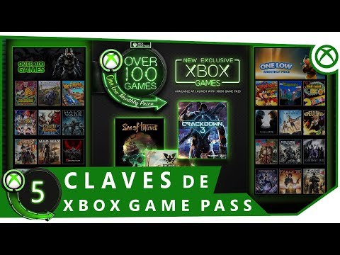 5 CLAVES de XBOX GAME PASS