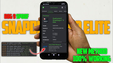 SPOOF ANDROID TO ROG 9 PHONE : Easily Convert Your Android Performance Into Snapdragon 8 Elite !