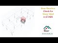 Base Reaction Check for Shear Wall