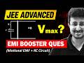 Motional EMF & RC Circuit Booster Problem (EMI) | IIT JEE Advanced Physics | Eduniti