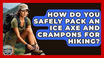 How Do You Safely Pack An Ice Axe And Crampons For Hiking? - The Hiker