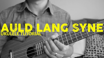Auld Lang Syne - EASY Ukulele Tutorial - Chords - How To Play