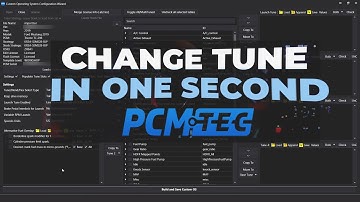 PCMTEC Parameter Template Editor - Multi Tune Training - PCMTEC