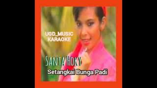 SANTA HOKY - SETANGKAI BUNGA PADI Karaoke Lagu Dangdut Tanpa Vokal [2021]