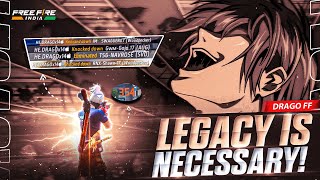 LEGACY IS NECESSARY..!!🎭 #14 TOURNAMENT HIGHLIGHTS 🚀BY DRAGOO FF ⚔️IPHONE 11📱