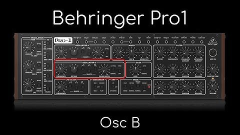 Behringer Pro1 first look - Ocs B