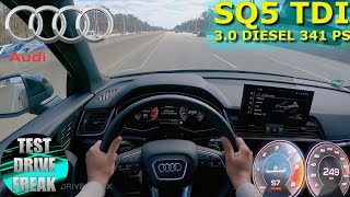 2022 Audi SQ5 TDI Sportback 341 PS TOP SPEED AUTOBAHN DRIVE POV