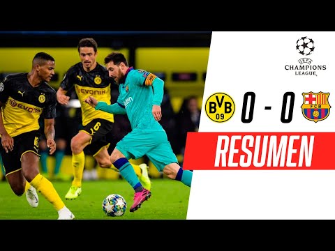 Borussia Dortmund - FC Barcelona [0-0] | RESUMEN | Grupo F | UEFA Champions League