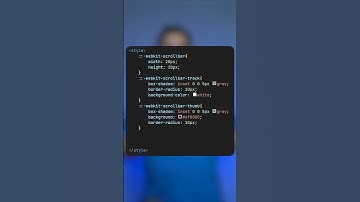 CSS | تغییر ظاهر اسکرول بار