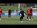 Manchester united training session