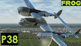 P38 Lightning - combat compilation - (IL-2 Bodenplatte)