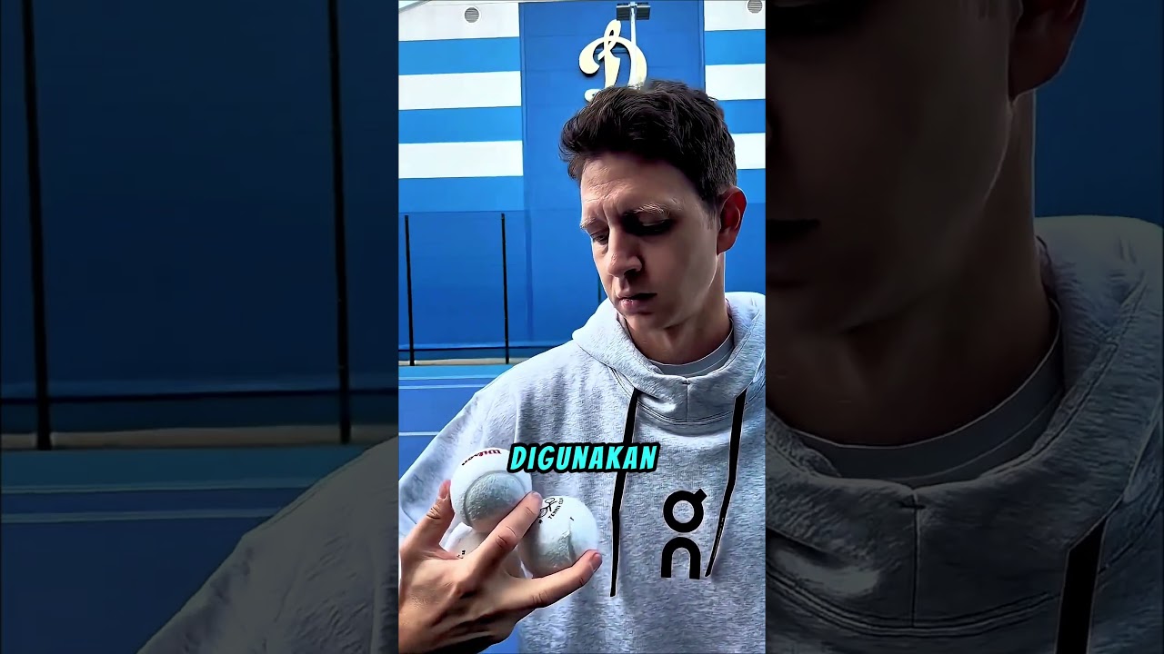 Ternyata Dulu Bola Tenis Berwarna Putih🎾 #shortviral