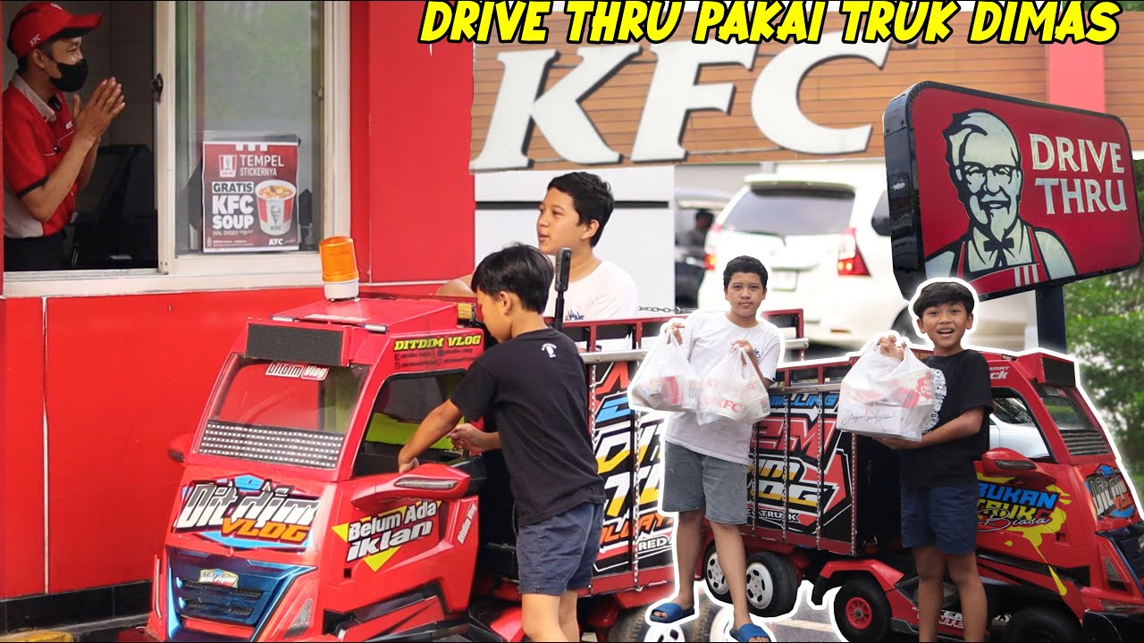 DITDIM BELI KFC PAKAI TRUK MINI DIMAS