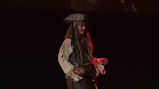 Johnny Depp funny moment! Jack Sparrow with fans.