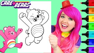 Coloring Care Bears Cheer Bear | Markers