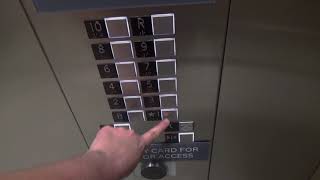 LINEA VETRO! Schindler 5500 MRL Traction Elevators at The Hilton Garden Inn in Colorado Springs, CO
