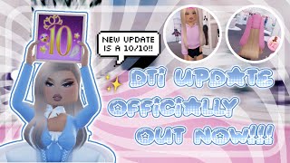 NEW DRESS TO IMPRESS UPDATE OFFICIALLY OUT NOW!!! | ROBLOX