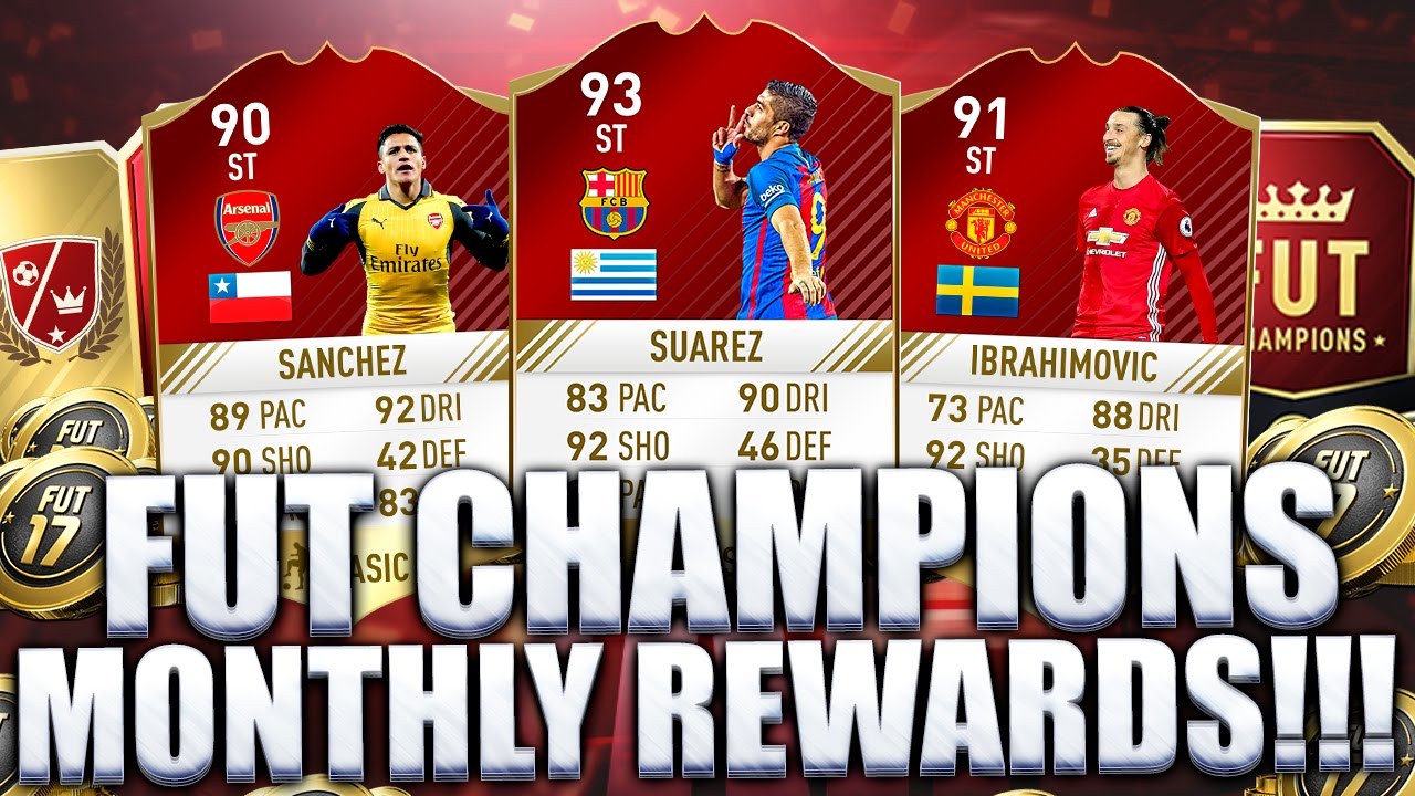 12 RED INFORMS! FUT CHAMPION MONTHLY REWARDS & WEEKLY REWARDS! FIFA 17 ...