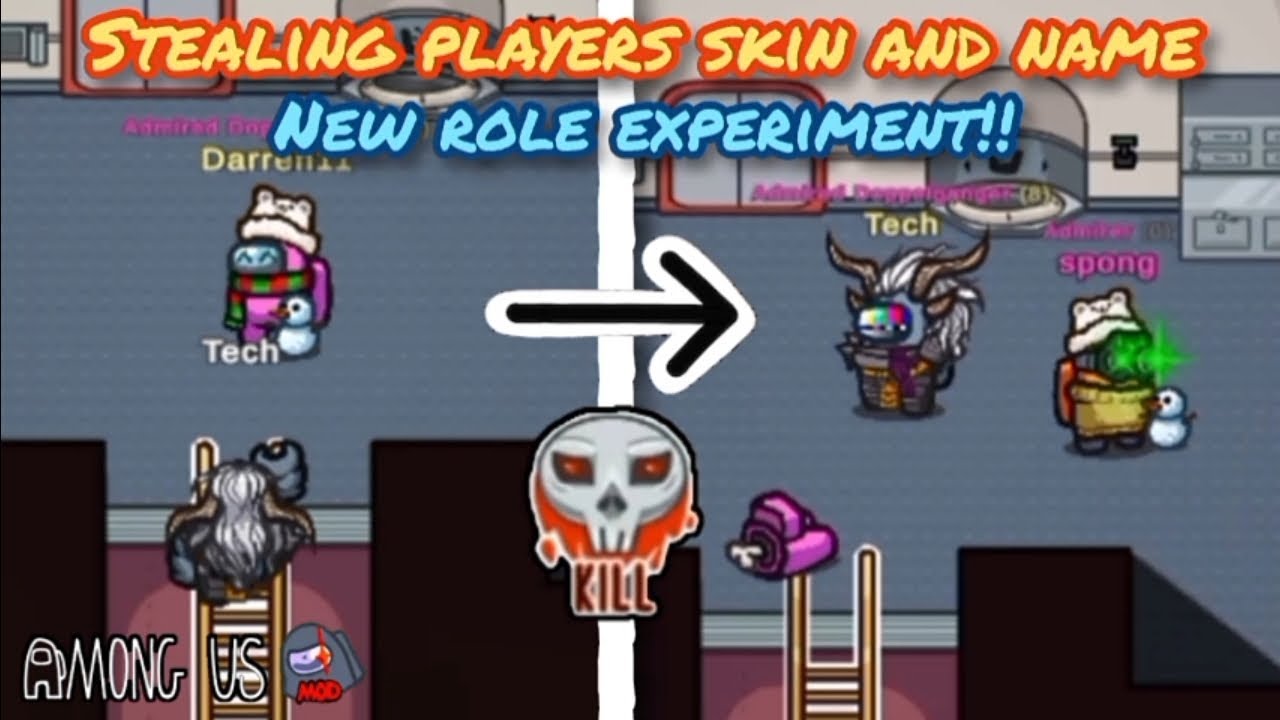 Among Us Modded Roles The NEW Doppelganger role is AWESOME in Among Us!! 🔥💯 Modded Gameplays ...