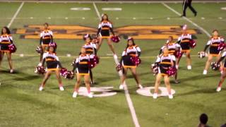 McClymonds Cheerleaders Halftime Cheer Fri. Oct. 14, 2016
