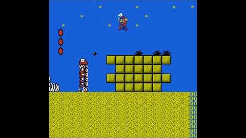 (WARNING: FLASHING LIGHTS) Super Mario Bros. 2 Game Genie Code: OXNYSZTX - Glitched animation frames