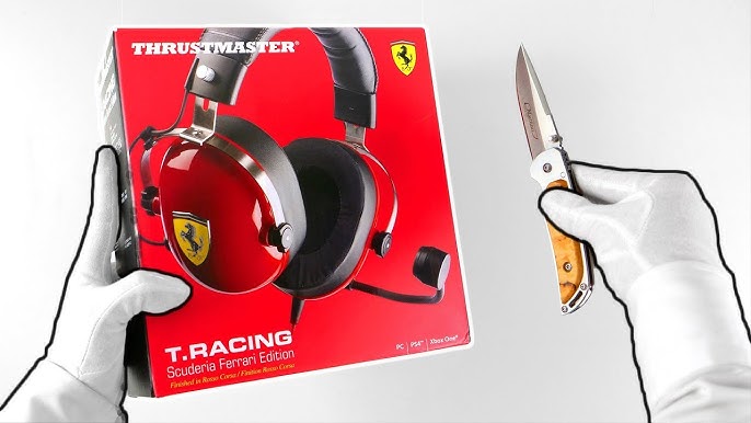 - gaming YouTube Ferrari T.Racing Scuderia by Thrustmaster Edition headset