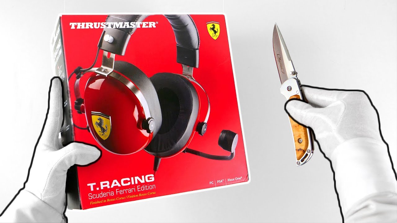 The Fanciest Gaming Headset Yet Ferrari Edition Youtube