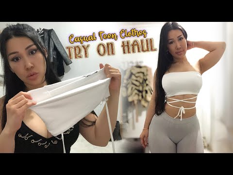 Try On Haul Casual Teen Clothes | VIDA SUPA