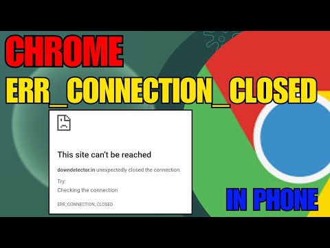 Google Chrome ERR_CONNECTION_CLOSED Error Solved | This Site Can’t Be Reached Fix