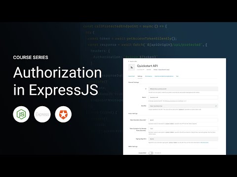Authorization in NodeJS with ExpressJS and JWT
