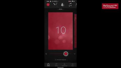 Change program and control volume through ReSound Smart 3D app on an Android device