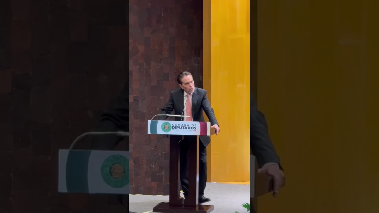 Discurso Alejandro del Valle durante vista al Congreso de La Union - Cámara de Diputados México AVV