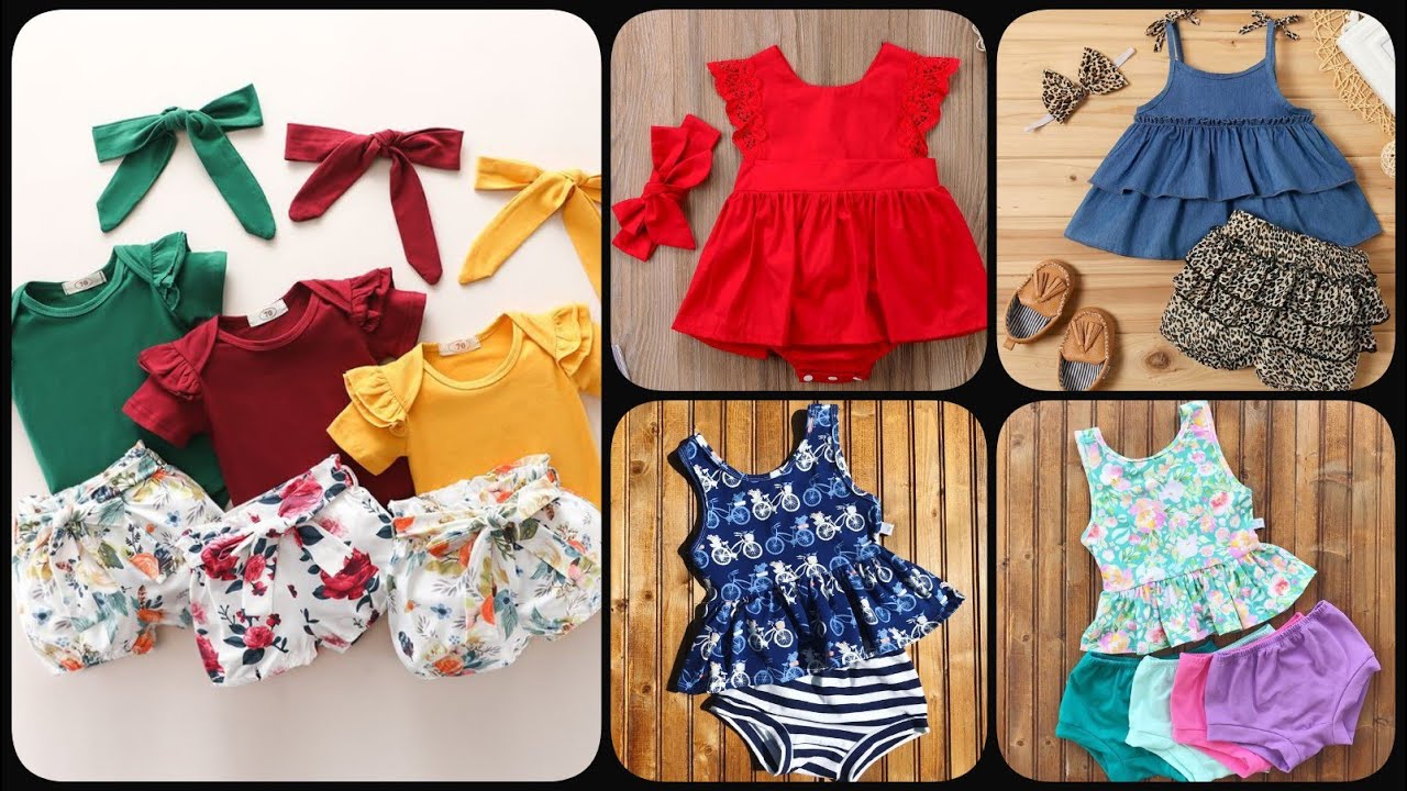 Ethnic Stylish Casual Kids Cotton Baby Frock Design 2020/summer dresses