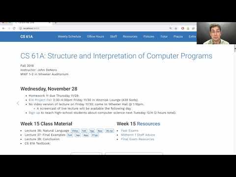 61A Fall 2018