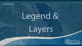 Summerland Spatial Viewer-Legend and Layers