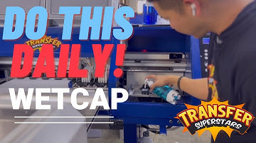 DO this Daily for your DTF Wide Format Printer - Wet Cap Your Print Heads
