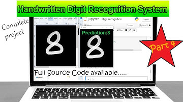 Handwritten Digit Recognition [Part 4] | Live Prediction drawn in paint