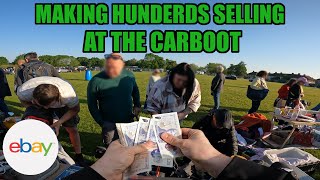 Making HUNDREDS Selling Old Stock at the CARBOOT | Selling at the #carboot