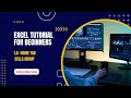 Excel Tutorial for Beginners 1.8 Home Tab Cells Group