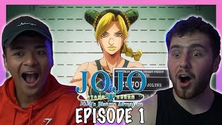 WE GOING TO JAIL!! | Enter Jolyne Cujoh || JJBA Stone Ocean Episode 1 REACTION!