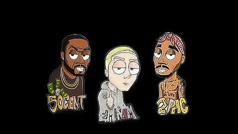 Thumbnail of 50Cent x Eminem x 2Pac x Snoop Dogg x Dr. Dre x Ice Cube x Eazy-E  -  Without Me (REMIX)