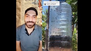 عمل مصيدة الذباب بطريقه بسيطه fly trap | tiktok