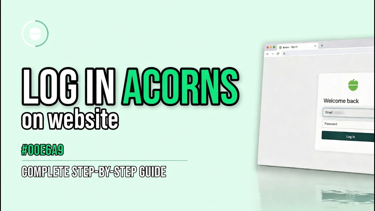 How to Log In to Acorns on Website - YouTube