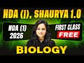 1st Free Lecture For NDA Aspirants! | NDA Biology Preparation | NDA (I) Shaurya 1.0 For NDA 1, 2026
