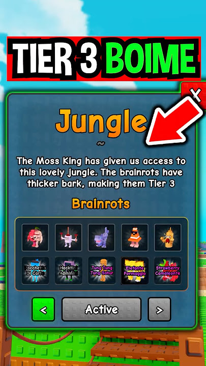 TIER 3 JUNGLE BIOME in Plants Vs Brainrots..